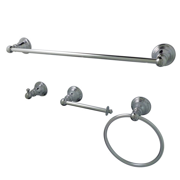 Kingston Brass American Classic 4 Piece Bathroom Hardware Set